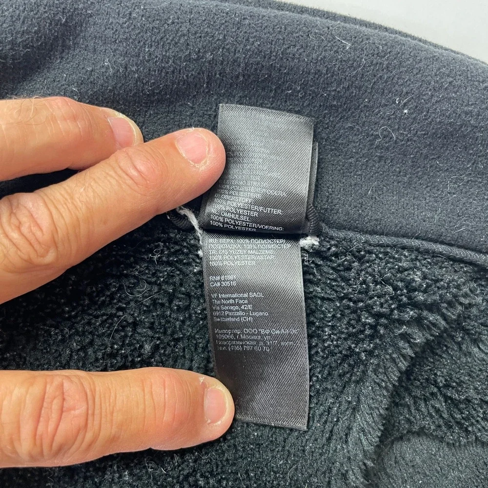 The North Face Jacket Mens Medium Black Denali Fleece Full Zip Outdoor Gorpcore